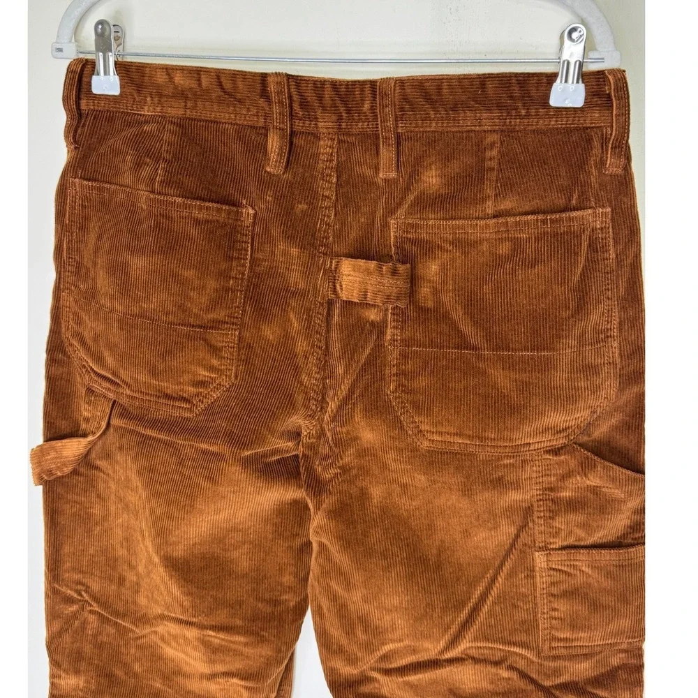 J. Crew Wallace & Barnes Corduroy Painter Pants 31W Amber Brown